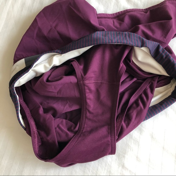 Lululemon 4.7” Purple Lined Running Shorts - Picture 5 of 7